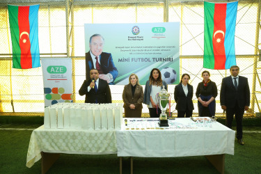 Ümummilli lider Heydər  Əliyevin anadan olmasının 103-cü ildönümünə həsr olunmuş mini futbol üzrə turnir keçirildi