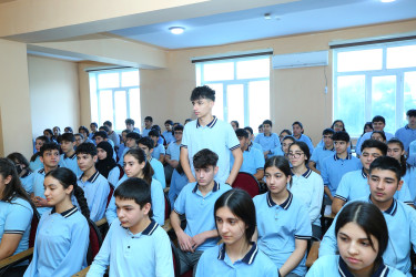 Binəqədi rayonu 314 № li tam orta məktəbdə "Narkotiksiz gələcək naminə” mövzusunda maarifləndirici görüş keçirildi