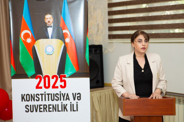 Binəqədi rayonu 83 nömrəli məktəb-liseyin birgə təşkilatçılığı ilə "Konstitusiya və Suverenlik ili"nə həsr edilmiş "Suverenliyimiz-Müstəqilliyimizin zirvəsi" adlı tədbir keçirildi
