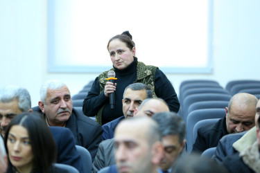 08 yanvar 2026-cı il tarixində Binəqədi Rayon İcra Hakimiyyətinin başçısı Elxan Allahverdiyevin Xocəsən qəsəbə sakinləri ilə səyyar qəbulu keçirildi