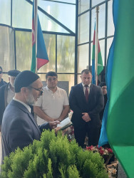 Şəhid Məmmədov Vüsal Aftandil oğlunun doğum günü ilə əlaqədar məzarı ziyarət olundu