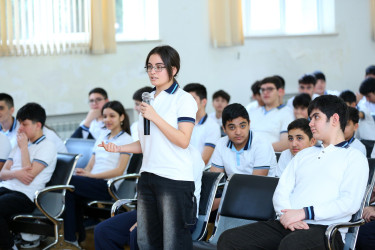 Binəqədi rayonu 248 № li tam  orta məktəbdə "Narkotiksiz gələcək naminə!” mövzusunda növbəti maarifləndirici tədbir keçirildi