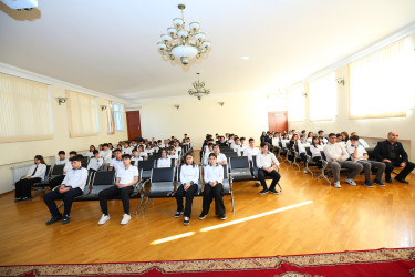 Binəqədi rayonu 135 nömrəli tam  orta məktəbdə "Narkotiksiz gələcək naminə!” mövzusunda növbəti maarifləndirici tədbir keçirildi