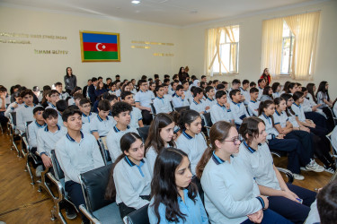 Binəqədi rayonu 115 nömrəli tam orta məktəbdə "Narkotiksiz gələcək naminə” mövzusunda görüş keçirildi