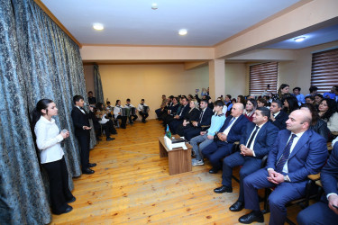 Azərbaycan ədəbiyyatının görkəmli nümayəndəsi, xalq şairi, dramaturq, ədəbiyyatşünas, pedaqoq və ictimai xadim, akademik Bəxtiyar Vahabzadənin anadan olmasının 100 illik yubileyinə həsr olunmuş “Şeirin Bəxtiyar Nidası” adlı tədbir keçirildi