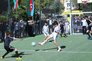 Paytaxtın abad məhəllələrində mini futbol yarışları başa çatıb