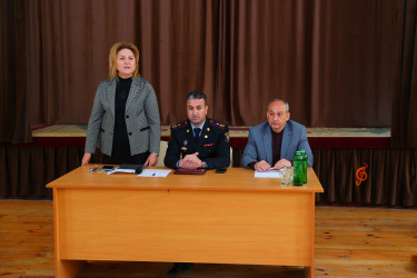 Binəqədi rayonu 144 №-li tam orta məktəbdə "Narkotiksiz gələcək naminə!” mövzusunda tədbir keçirildi