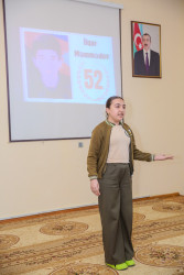 Binəqədi rayonu İlqar Məmmədov adına 298 № li tam orta məktəbdə şəhidin 52-ci ildönümü münasibətilə “Əbədiyaşar qəhrəman” adlı tədbir keçirildi