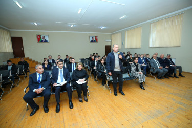 13 yanvar 2026-cı il tarixində Binəqədi Rayon İcra Hakimiyyətinin başçısı Elxan Allahverdiyevin 6-cı mikrorayon sakinləri ilə səyyar qəbulu keçirildi