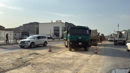 Su və kanalizasiya xətlərinin çəkilməsi ilə əlaqədar asfalt örtüyünün sökülməsi və bərpası ilə bağlı həyata keçirilən işlər