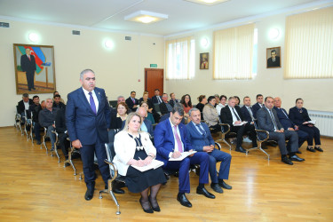 16 oktyabr 2025-ci il tarixində Binəqədi Rayon İcra Hakimiyyətinin başçısı Elxan Allahverdiyevin 9-cu mikrorayon sakinləri ilə səyyar qəbulu keçirildi