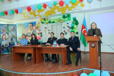 Binəqədi rayonu 3 №-li tam orta məktəbində "Narkotiksiz gələcək naminə!” mövzusunda tədbir keçirildi