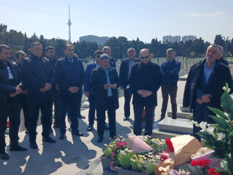 Şəhid İsayev İsmayıl Çərkəz oğlunun doğum günü ilə əlaqədar məzarı ziyarət olundu