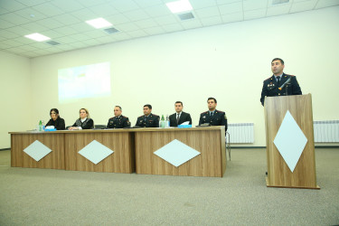 Binəqədi rayonu 335 nömrəli tam orta məktəbdə "Narkotiksiz gələcək naminə” mövzusunda görüş keçirildi