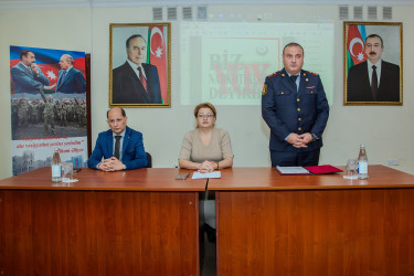 Binəqədi rayonu 115 nömrəli tam orta məktəbdə "Narkotiksiz gələcək naminə” mövzusunda görüş keçirildi