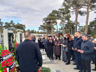 Şəhid Ağayev Həmdəm Mayıl oğlunun şəhadətinin ildönümü ilə əlaqədar məzarı ziyarət olundu