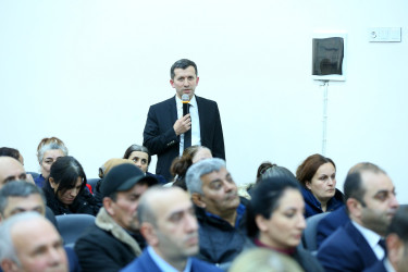 08 yanvar 2026-cı il tarixində Binəqədi Rayon İcra Hakimiyyətinin başçısı Elxan Allahverdiyevin Xocəsən qəsəbə sakinləri ilə səyyar qəbulu keçirildi