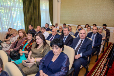 “Şəhərsalma və Memarlıq İli” çərçivəsində Ümummilli Lider Heydər Əliyevin ilk dəfə siyasi rəhbərliyə gəlişinin 57-ci ildönümünə  həsr olunmuş “14 iyul 1969-cu il: Tarixi dönüş və Azərbaycanın milli  inkişaf yolunun başlanğıcı” adlı  tədbir keçirildi