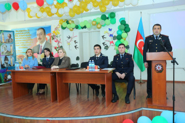 Binəqədi rayonu 3 №-li tam orta məktəbində "Narkotiksiz gələcək naminə!” mövzusunda tədbir keçirildi