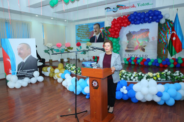 Binəqədi rayonu 3 nömrəli tam orta məktəbdə “Konstitusiya və Suverenlik İli” çərçivəsində “Zəfər, Bayraq və Konstitusiya” adlı tədbir keçirildi