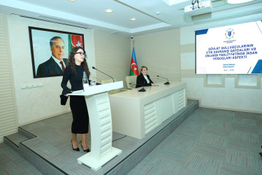 “Konstitusiya və Suverenlik İli” çərçivəsində “Dövlət qulluqçularının etik davranış qaydaları və onların fəaliyyətində insan hüquqları aspekti” mövzusunda məlumat sessiyası keçirildi