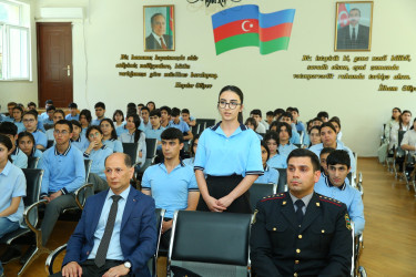 Binəqədi rayonu 248 № li tam orta məktəbdə  "Narkotiksiz gələcək naminə!” mövzusunda növbəti maarifləndirici tədbir keçirildi