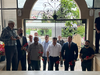 Şəhid Bayramov Ruslan Telman oğlunun anım günü ilə əlaqədar məzarı ziyarət olundu