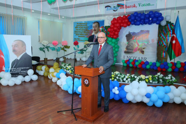 Binəqədi rayonu 3 nömrəli tam orta məktəbdə “Konstitusiya və Suverenlik İli” çərçivəsində “Zəfər, Bayraq və Konstitusiya” adlı tədbir keçirildi