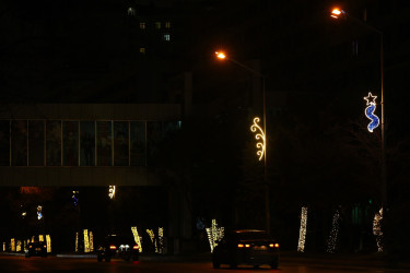 Novruz bayramı ərəfəsində Binəqədi rayonunun prospektləri, küçələri, parkları bayram əhval-ruhiyyəsi ilə bəzədilib