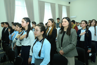 “Şəhərsalma və Memarlıq İli” çərçivəsində xalqımızın ümmumilli lideri Heydər Əliyevin əziz xatirəsinə həsr olunmuş “Heydər Əliyev və Azərbaycan tarixi” mövzusunda elmi-praktik konfransın rayon mərhələsi keçirildi