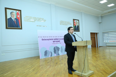 Binəqədi rayonu 300 № li tam orta məktəbdə “Gender əsaslı zorakılığa qarşı 16 günlük fəallıq kompaniyası” çərçivəsində “Gələcəyimizi şiddət və asılılıqdan qoruyaq!” mövzusunda maarifləndirici tədbir keçirildi