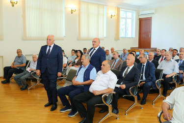 09 iyul 2026-cı il tarixində Binəqədi Rayon İcra Hakimiyyətinin başçısı Elxan Allahverdiyevin 8-ci mikrorayon sakinləri ilə səyyar qəbulu keçirildi