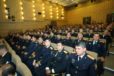 Binəqədi rayonunda “Şəhərsalma və Memarlıq İli” çərçivəsində 2 İyul - Azərbaycan Polisi Günü və Azərbaycan Polisinin yaranmasının 108-ci ildönümü münasibətilə tədbir keçirildi