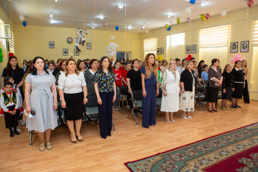 “Konstitusiya və Suverenlik İli” çərçivsində Binəqədi rayonu Vahid Əzizov adına 30 nömrəli tam orta məktəbdə "1 iyun - Uşaqların Beynəlxalq Müdafiəsi Günü”nə həsr edilmiş “Suveren dövlətin gələcəyi” adlı tədbir keçirildi