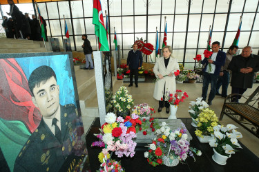 2016-cı il Aprel döyüşləri zamanı şəhid olan Emin Bağırovun anım günü ilə əlaqədar məzarı ziyarət olundu