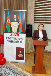 Binəqədi rayonu 83 nömrəli məktəb-liseyin birgə təşkilatçılığı ilə "Konstitusiya və Suverenlik ili"nə həsr edilmiş "Suverenliyimiz-Müstəqilliyimizin zirvəsi" adlı tədbir keçirildi