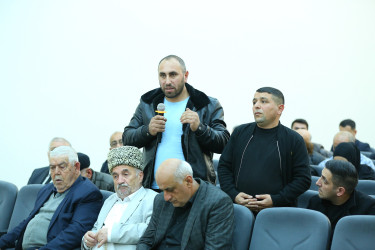20  noyabr 2025-ci il tarixində Binəqədi Rayon İcra Hakimiyyətinin başçısı Elxan Allahverdiyevin Xocəsən qəsəbəsinin sakinləri ilə səyyar qəbulu keçirildi