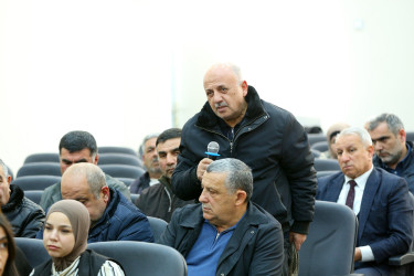 05 mart 2026-cı il tarixində Binəqədi Rayon İcra Hakimiyyətinin başçısı Elxan Allahverdiyevin Xocəsən qəsəbə sakinləri ilə səyyar qəbulu keçirildi