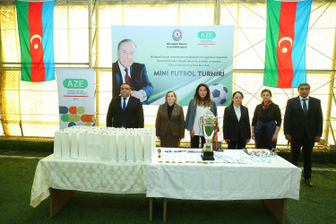 Ümummilli lider Heydər  Əliyevin anadan olmasının 103-cü ildönümünə həsr olunmuş mini futbol üzrə turnir keçirildi