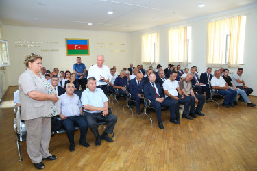 24 iyul 2025-ci il tarixində Binəqədi Rayon İcra Hakimiyyətinin başçısı Elxan Allahverdiyevin M.Ə.Rəsulzadə qəsəbəsinin sakinləri ilə səyyar qəbulu keçirildi