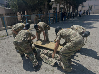 C.Naxçıvanski adına hərbi liseydə “Şahin” hərbi-idman oyunu üzrə Bakı şəhər zona birinciliyi keçirildi
