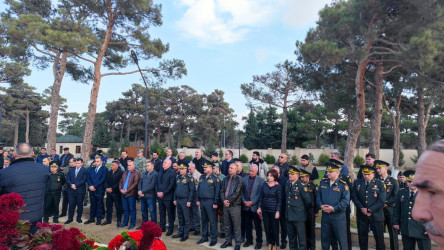 Şəhid Ağayev Həmdəm Mayıl oğlunun şəhadətinin ildönümü ilə əlaqədar məzarı ziyarət olundu