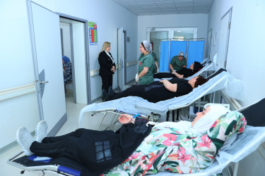 Binəqədi Tibb Mərkəzində könüllü qanvermə aksiyası keçirildi
