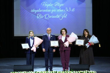 Yeni Azərbaycan Partiyası Binəqədi rayon təşkilatının yaradılmasının 33-cü ildönümünə və 8 Mart Beynəlxalq Qadınlar Gününə  həsr olunmuş tədbir keçirildi