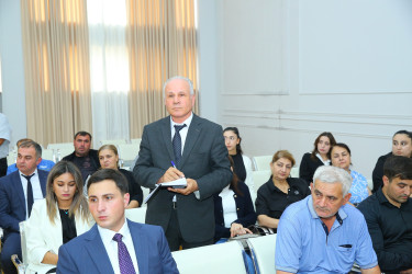 19 sentyabr 2025-ci il tarixində Binəqədi Rayon İcra Hakimiyyətinin başçısı Elxan Allahverdiyevin Biləcəri qəsəbə sakinləri ilə səyyar qəbulu keçirildi