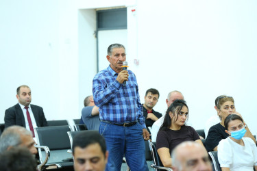 17 sentyabr 2026-cı il tarixində Binəqədi Rayon İcra Hakimiyyətinin başçısı Elxan Allahverdiyevin Biləcəri qəsəbə sakinləri ilə səyyar qəbulu keçirildi