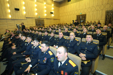 Binəqədi rayonunda “Şəhərsalma və Memarlıq İli” çərçivəsində 2 İyul - Azərbaycan Polisi Günü və Azərbaycan Polisinin yaranmasının 108-ci ildönümü münasibətilə tədbir keçirildi