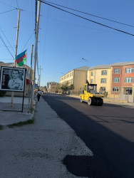 Binəqədi qəsəbəsi, Gülməmməd Ramazanov küçəsində asfalt örtüyünün çəkilməsi işləri tamamlandı