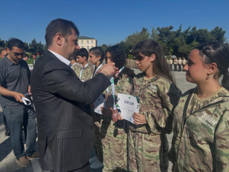 C.Naxçıvanski adına hərbi liseydə “Şahin” hərbi-idman oyunu üzrə Bakı şəhər zona birinciliyi keçirildi