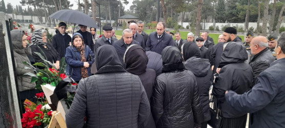 Şəhid Tağıyev Ruslan Fuad oğlunun şəhadətinin ildönümü ilə əlaqədar məzarı ziyarət olundu